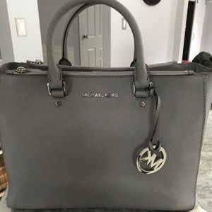 Michael Kors Sutton Medium Leather Satchel